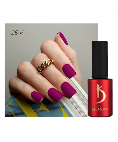25 V Gel polish Violet 7ml image 0