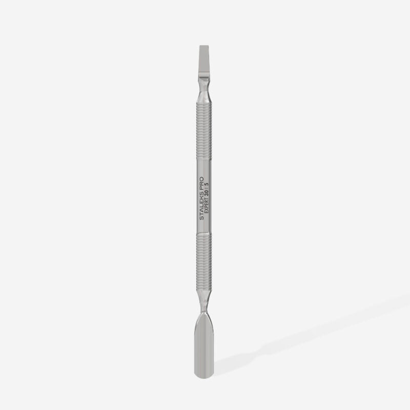 Manicure pusher EXPERT 30 TYPE 5 (rounded wide pusher and straight blade)