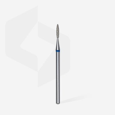 FA10B016/8 DIAMOND NAIL DRILL BIT, "FLAME" , BLUE