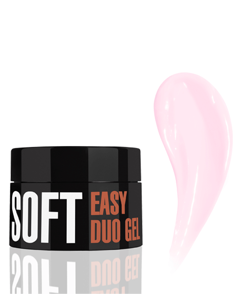 Easy Duo Gel Soft "Pretty Pink" Professional acrylic-gel system 20g image 0