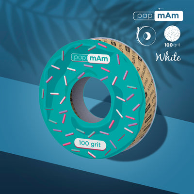 ATSC-100w White disposable abrasive tape papmAm