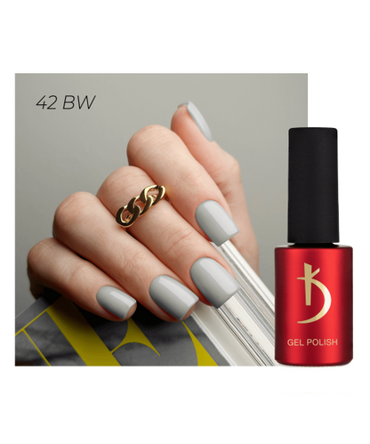 42BW Gel Polish Black and White 7 ml image 0
