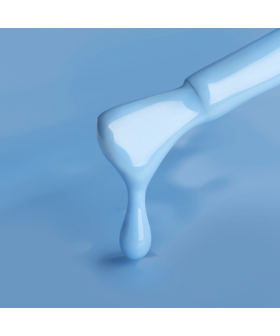 Color Rubber Base Gel, Blue, 7 ml image 2