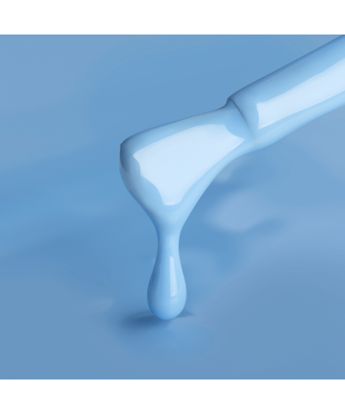 Color Rubber Base Gel, Blue, 7 ml image 2
