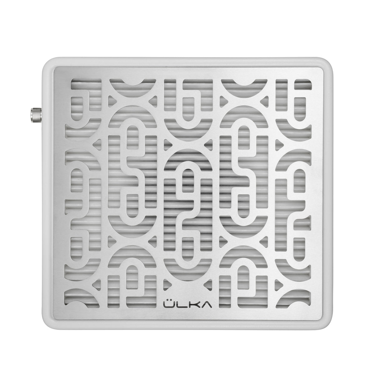 ULKA AERO tabletop dust collector, steel grille detail