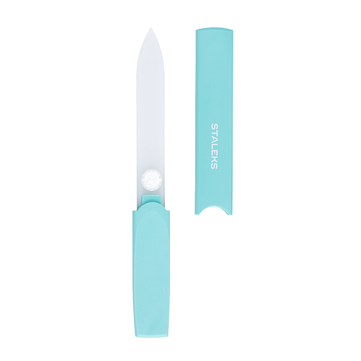 FBC-13-128  Nail file BEAUTY & CARE 13 128 mm  Glass,  Mint image 0