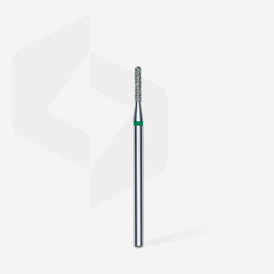 FA30G014/8 DIAMOND NAIL DRILL BIT, ROUNDED "CYLINDER", GREEN,