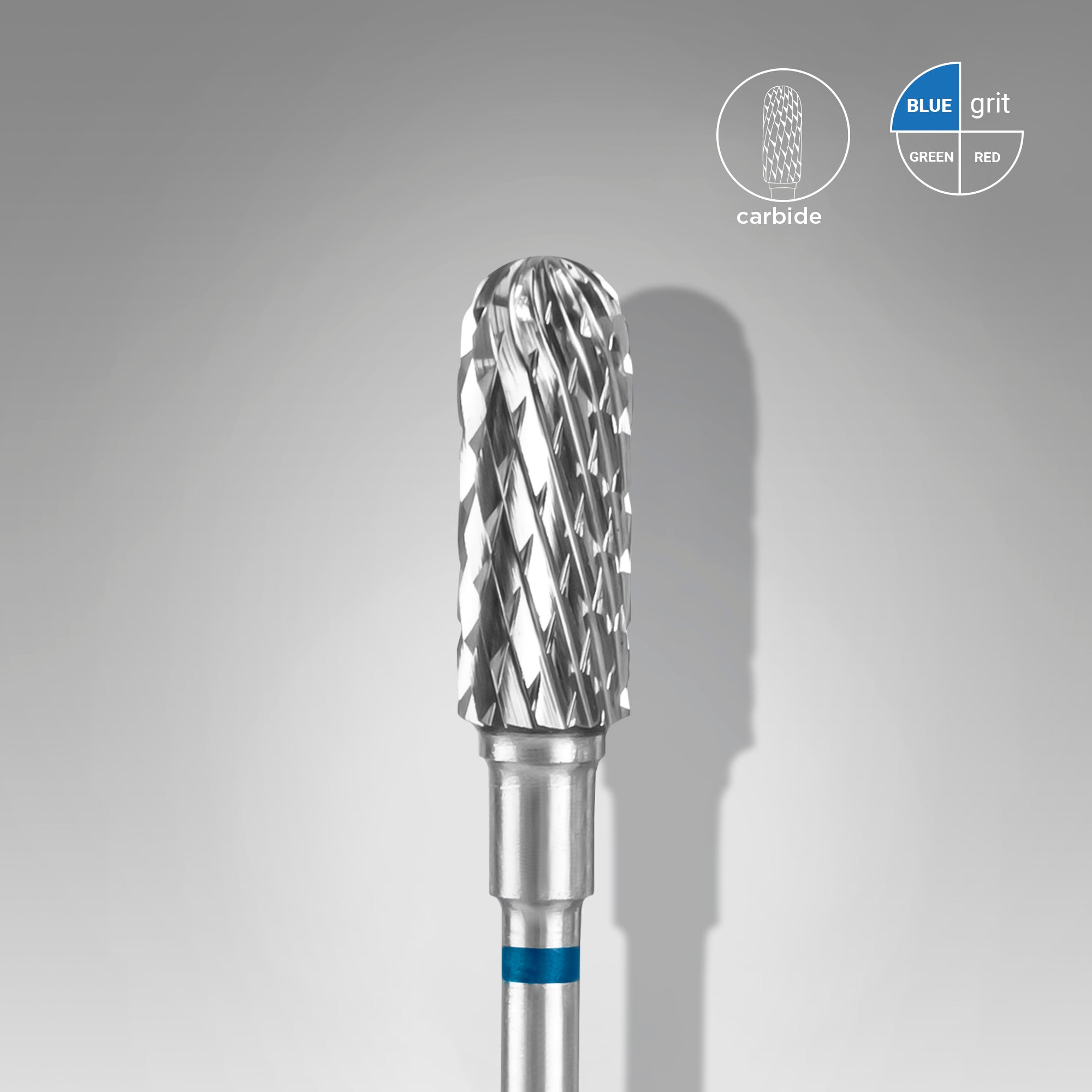 Carbide nail drill bit rounded cylinder blue head EXPERT diameter 5 mm / working part 13 mm