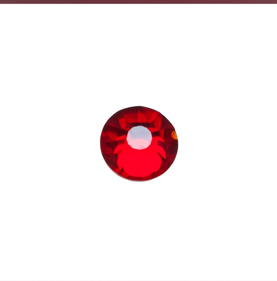 Crystals "Light Siam Satin" SS06 size 2 mm,  50 pcs  image 0