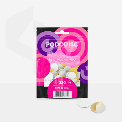 PDFS-20-320w Disposable white files with soft foam layer 320gr,50pcs image 2