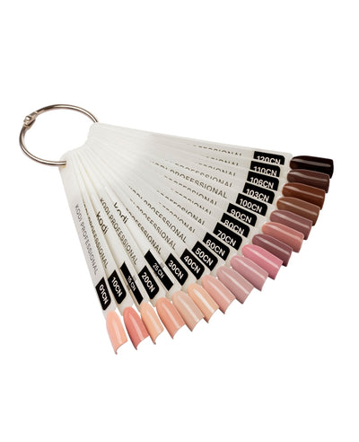 Palette of gel polishes "Capuccino" 17 tips image 0