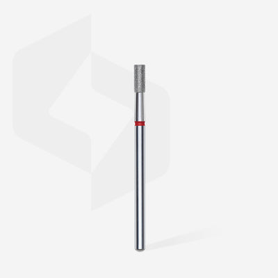 FA20R025/6 DIAMOND NAIL DRILL BIT, "CYLINDER", RED