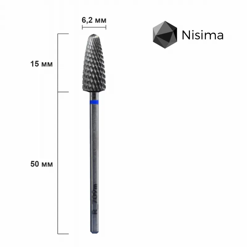 L(R)_709m  Carbide drill bit corn, blue image 1
