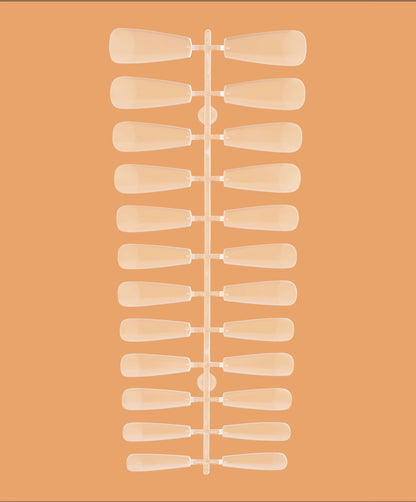 Gel tips for nail extension Matte Ballerina,  240 pcs/pack image 1