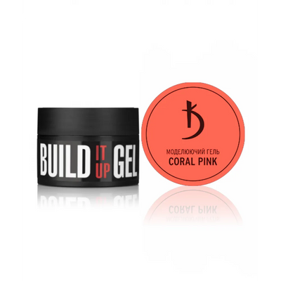 KODI Build It Up Gel "Coral Pink" — jar 