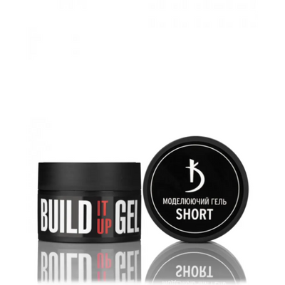 KODI Build It Up Gel "Short Nails (Clear)" — jar 