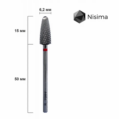 L_709f  Carbide drill bit  corn, red image 1