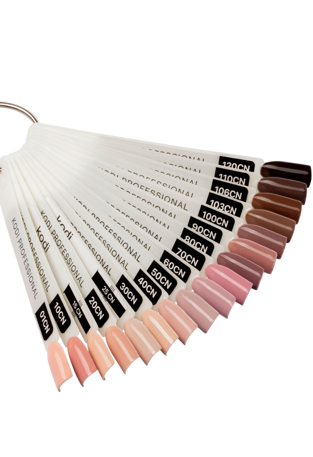 Palette of gel polishes "Capuccino" 17 tips image 1