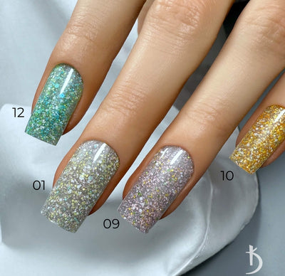 01 Color base coat "Crystal Drops", 7 ml image 2