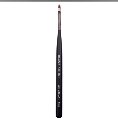 Gel brush Black Artist N 3S, for gel modeling, Beveled image 2