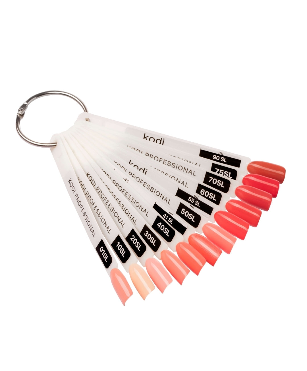 Palette of gel polishes "Salmon " 12 tips image 0