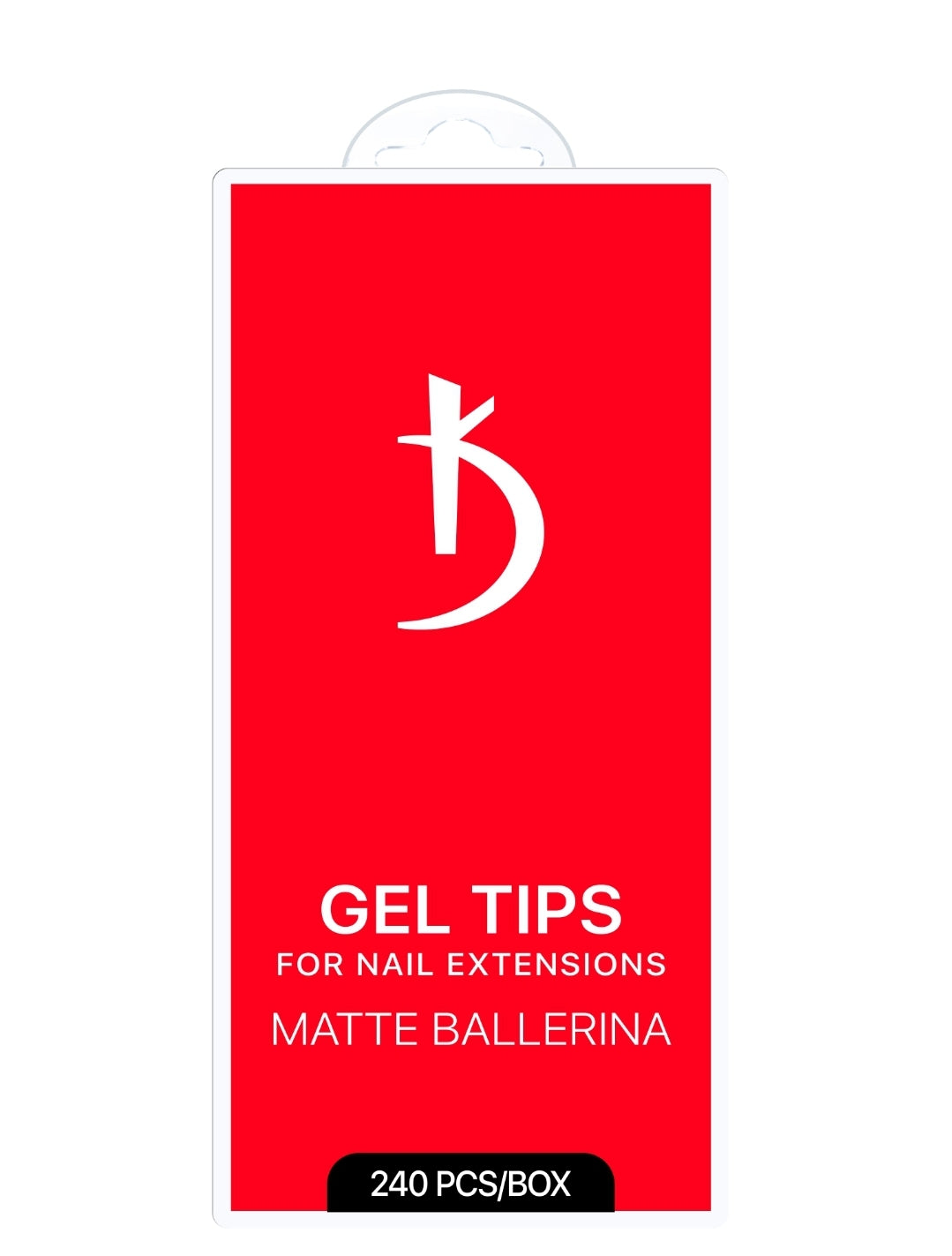 Gel tips for nail extension Matte Ballerina, 240 pcs/pack image 0