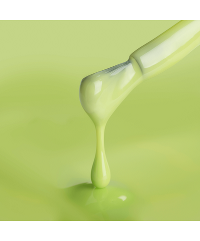Color Rubber Base gel, Green, 7 ml image 2