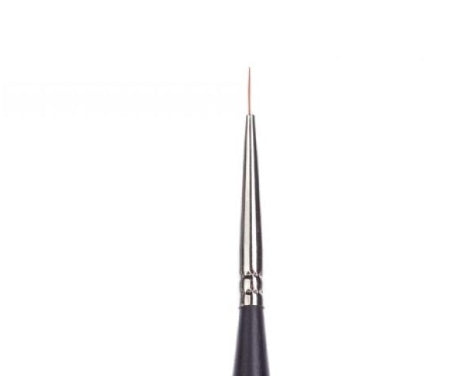 Gel art  brush Liner, Black Artist 11 mm, nylon pile image 0