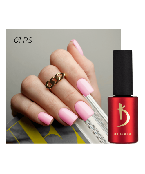 01 PS Gel polish Pink Silk 7 ml image 0