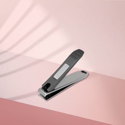 KBC-51 Nail clipper with matte handle and nail file, large