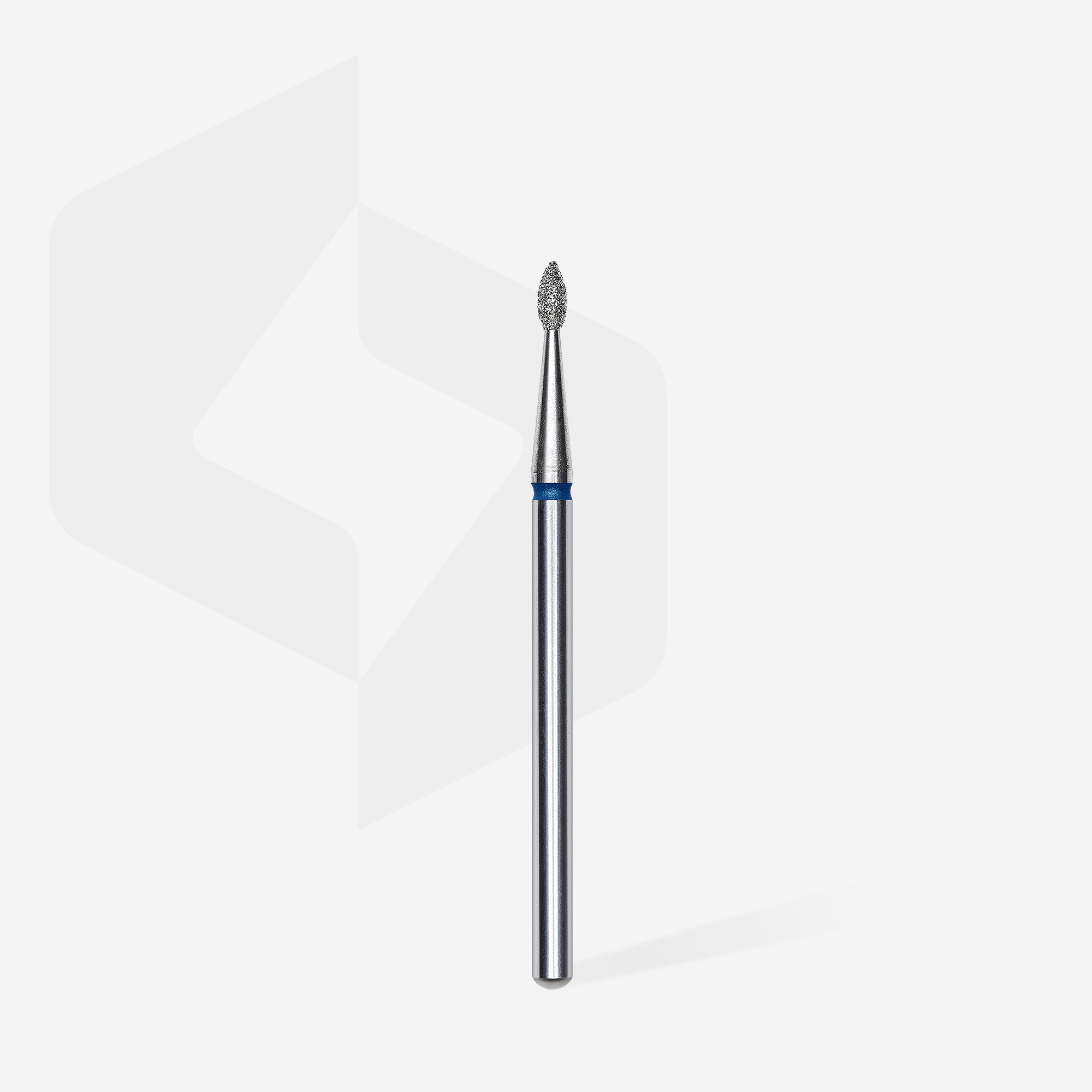Diamond nail drill bit drop blue EXPERT head diameter 1.6 mm / working part 4 mm