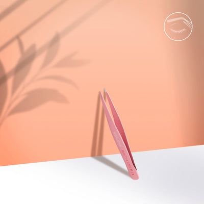 STALEKS Beauty & Care TBC-11/5 eyebrow tweezers, point tip (Type 5), pink (view 1)