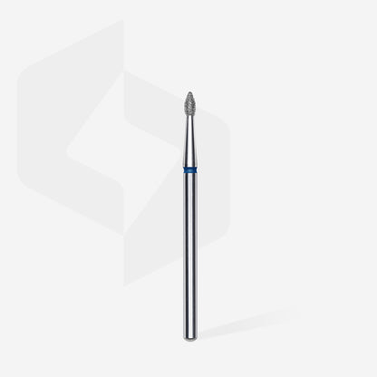 Diamond nail drill bit pointed bud blue EXPERT head diameter 1.8 mm / working part 4 mm