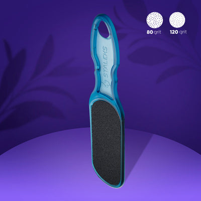 AC 10/2 Plastic foot file 80/120 grit