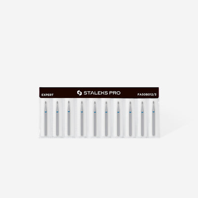 FA50B012/3 DIAMOND NAIL DRILL BIT, ROUNDED "BUD" , BLUE