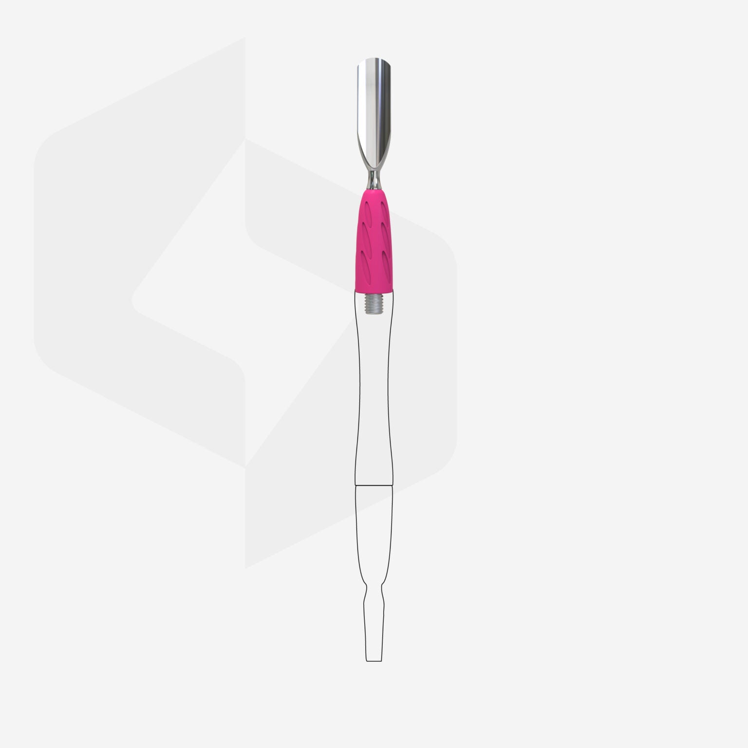 WPPQ-17 Working part of the pusher Combo UNIQ 17 rounded wide pusher