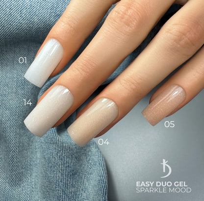 Easy Duo Gel Sparkle Mood N1, 30 gr acrylic-gel system image 4