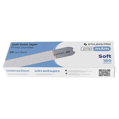DFEX-40-100 Disposable files for crescent nail file (soft base) 30pcs