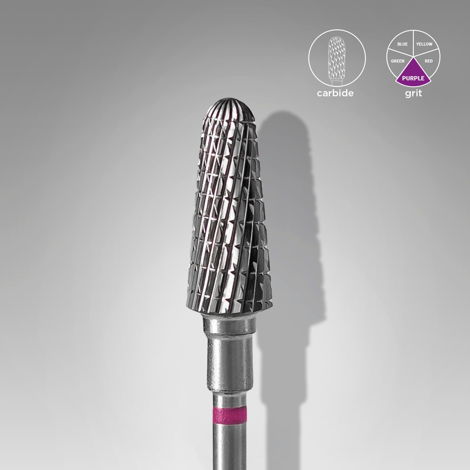 Carbide nail drill bit frustum purple head EXPERT diameter 6 mm / working part 14 mm