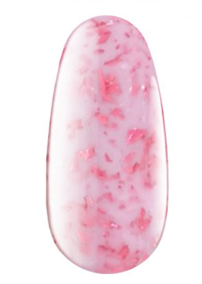02 Cover Base Gel Flake 7 ml, Soft Pink image 3
