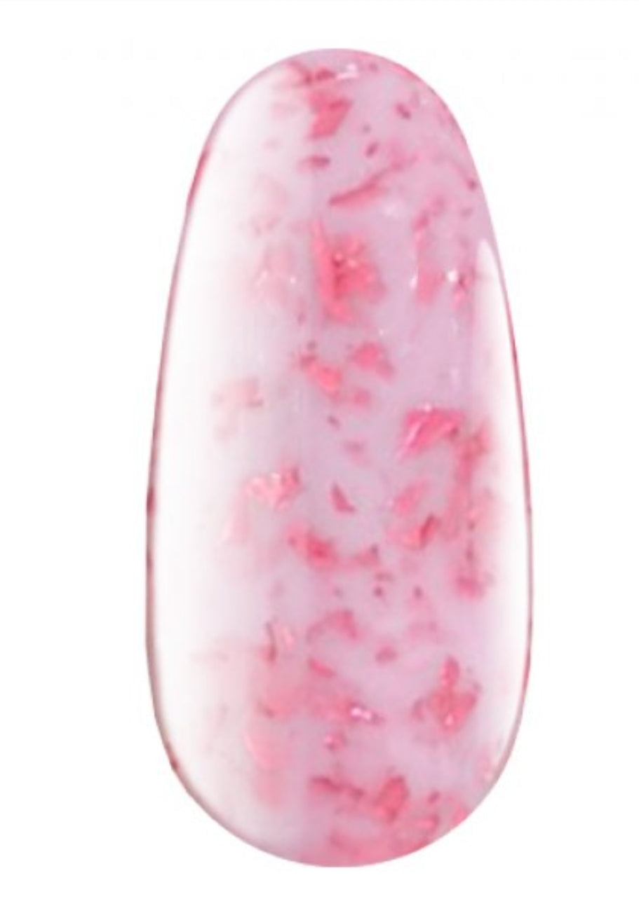 02 Cover Base Gel Flake 7 ml, Soft Pink image 3