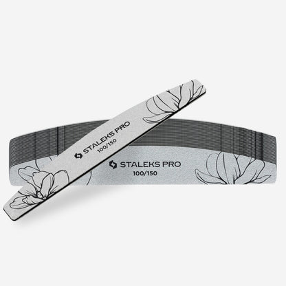 NFE-40-100/150-25 25 pcs Crescent mineral nail file 100/150 gr  image 2