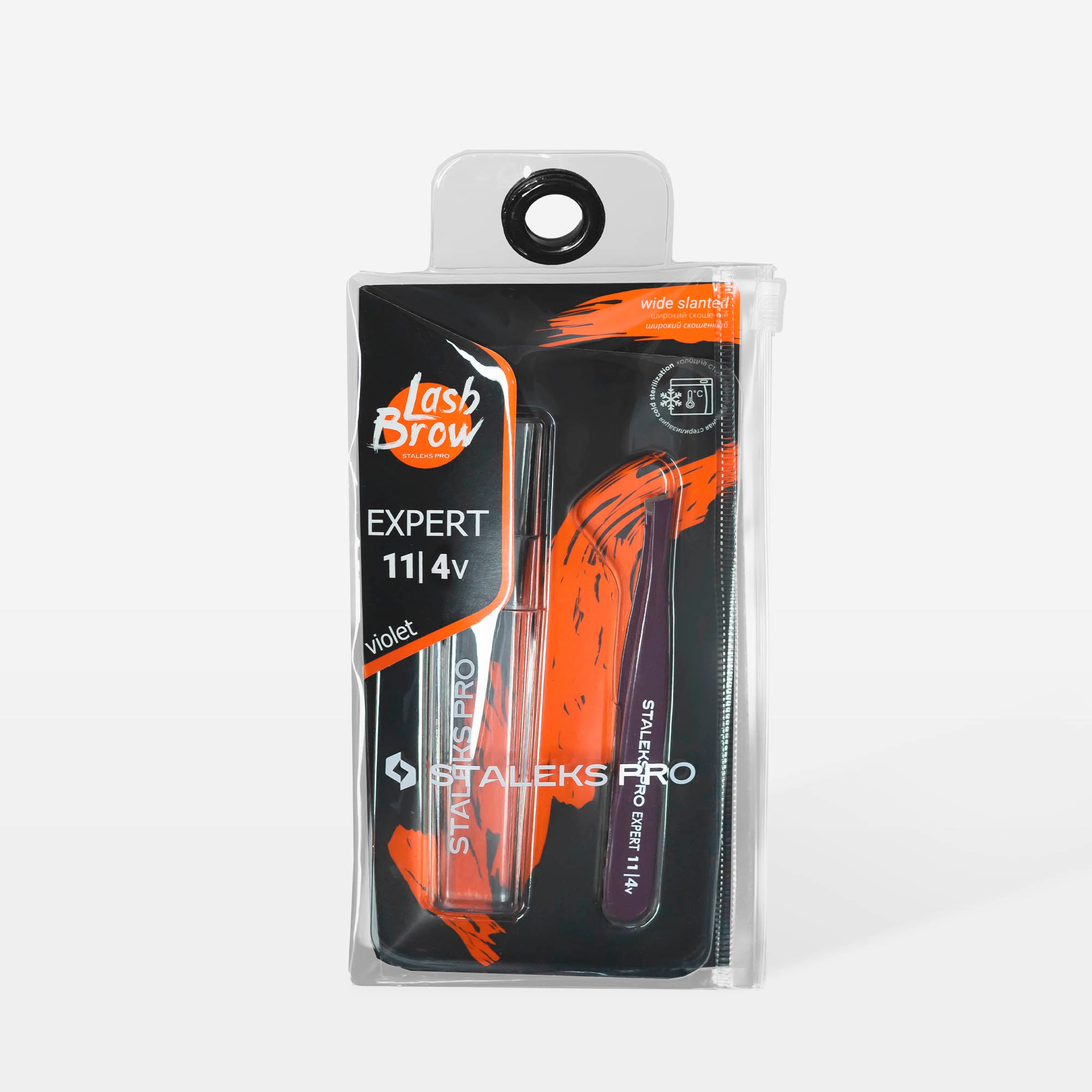 TE-11/4v  Eyebrow tweezers Staleks Pro Expert image 3