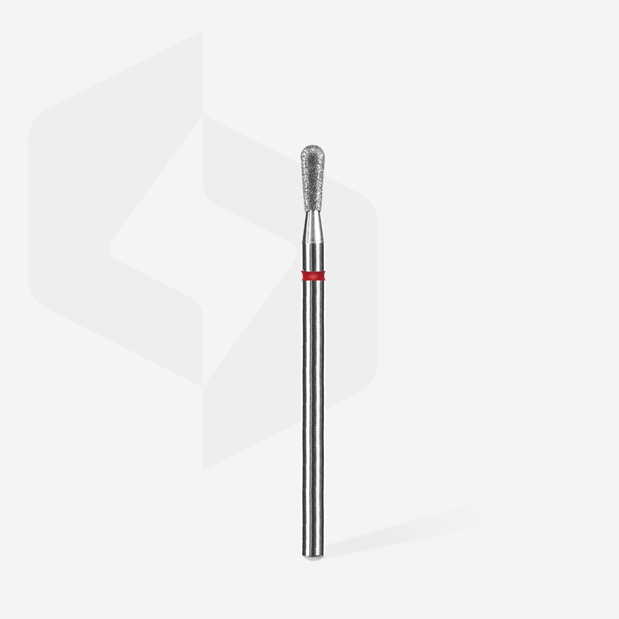 Diamond nail drill bit match red EXPERT head diameter 2.3 mm / working part 5 mm