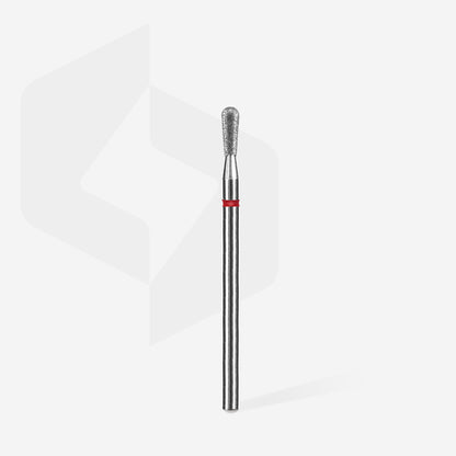 Diamond nail drill bit match red EXPERT head diameter 2.3 mm / working part 5 mm