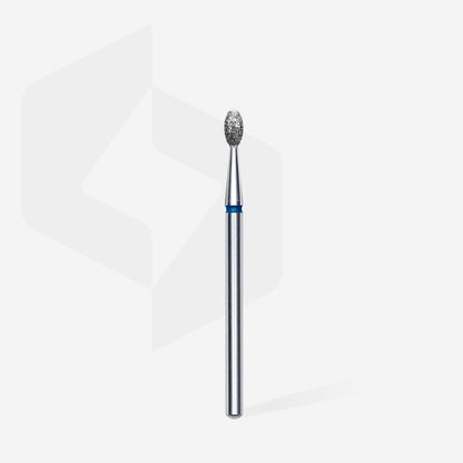 Diamond nail drill bit olive blue EXPERT head diameter 2.5 mm / working part 5 mm