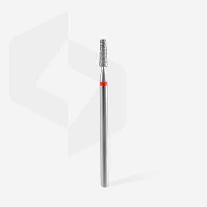 Diamond nail drill bit frustum red EXPERT head diameter 2.5 mm / working part 8 mm