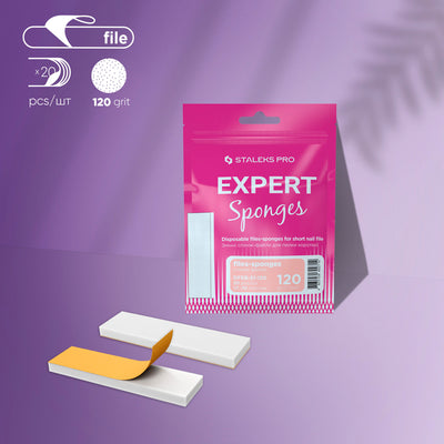 STALEKS EXPERT 51 disposable files-sponges 120 grit 20 pieces DFEB-51-120