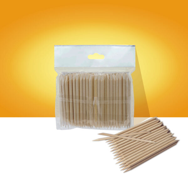 STALEKS PRO wooden orange sticks 75 mm 100 pieces DOS-20/100