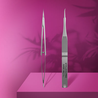 STALEKS Expert 93 Type 1 professional cuticle micro scissors with hook SE-93/1